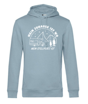 Hoodie "Zuhause ist, wo mein Stellplatz ist"